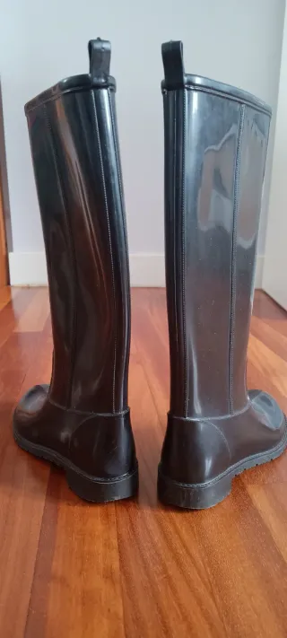 Botas de agua negras talla 37