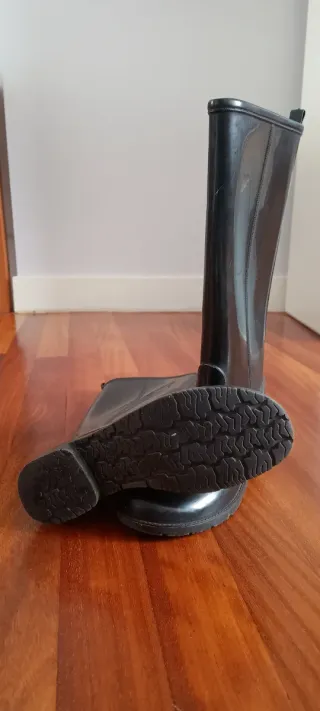 Botas de agua negras talla 37