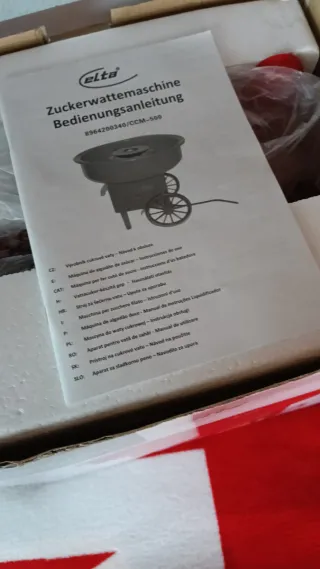 Máquina de algodón de azúcar eléctrica ELTA