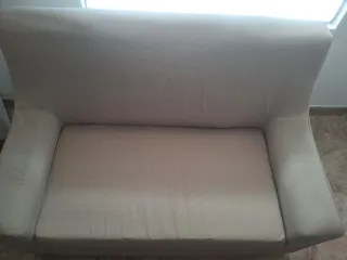 Sofá Cama Beige 2 Plazas