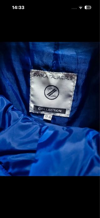 Giubbino ragazza blu piazzaitalia