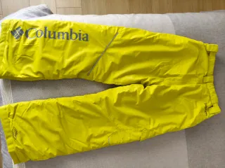 Pantalón de esquí para niño amarillo talla M