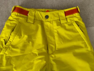 Pantalón de esquí para niño amarillo talla M