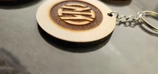 Portachiavi squadre calcio legno