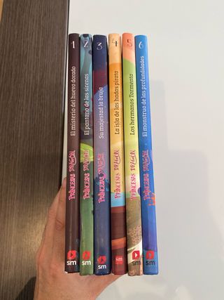 Pack 6 libros “ Princesas dragón” 1-2-3-4-5-6.