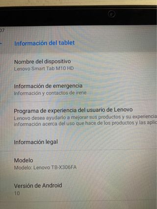 Tablet Lenovo M10 HD + Altavoz Alexa