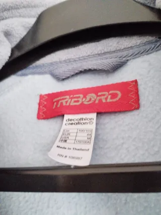 Sudadera Decathlon azul mujer