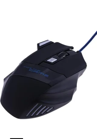 Ratón Gamer TEMCO Negro y Azul