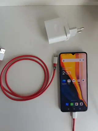 OnePlus 7T 128GB Azul con Cargador Original