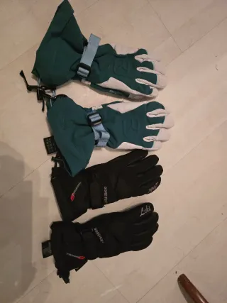 Guantes Ortovox y Leki