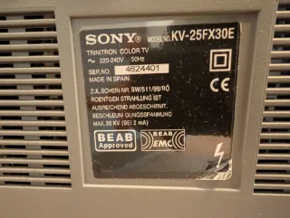 Televisor Sony Tubo consolas clasicas 24 pulgadas