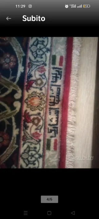 Tappeto Persiano firmato in lana