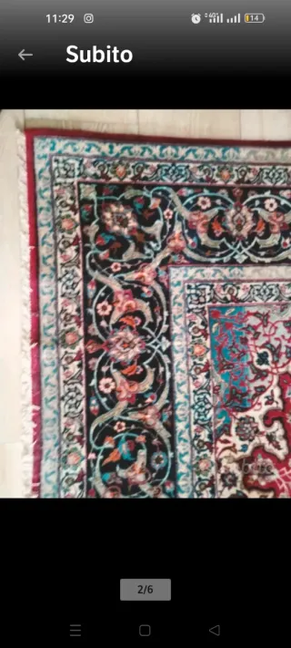Tappeto Persiano firmato in lana