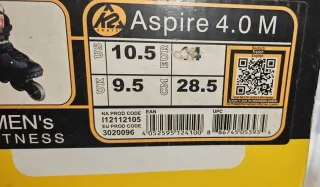 Patines K2 Aspire 4.0 Talla 43