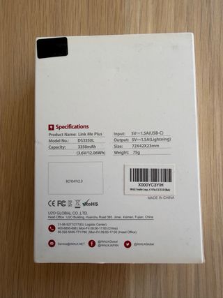 Batteria esterna iWalk 3350mAh per iPhone