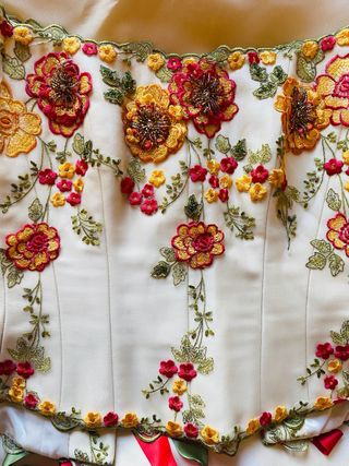 Vestido Novia Lorenzo Caprile Bordado