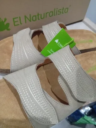 Sandalias El Naturalista Beige Talla 42
