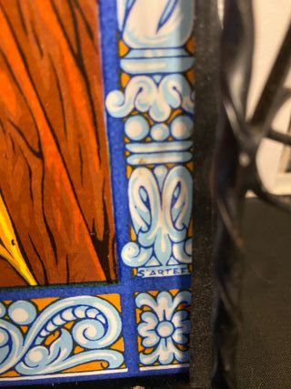 Cuadro Corazón de Jesús con Forja