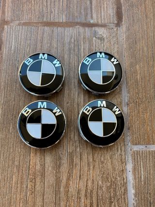 PACK 7 EMBLEMAS BMW BLANCO Y NEGRO - nuevos