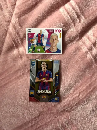 Lote 2 cromos Dani Olmo