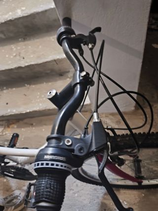 Bicicleta Denbike 24 blanca sin sillín