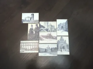 Lote de 8 Postales Antiguas de Segovia