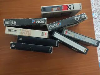 Lotes de cintas Beta, PDM y Sony Betamax