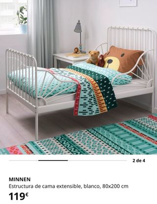 Cama infantil forja Ikea Minnen
