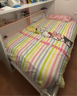Cama abatible horizontal 105 y armario