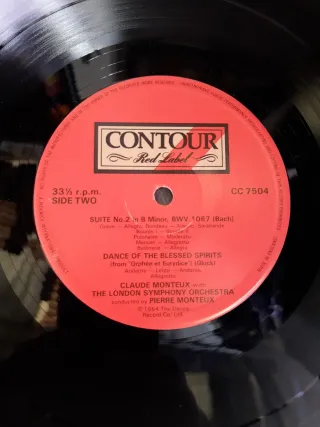 LP Mozart, Bach, Gluck - Monteux CC7504