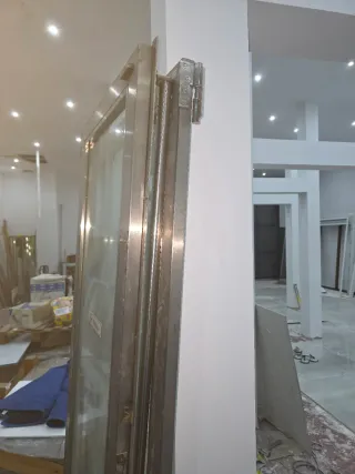 Puerta Acero Inox con Vidrio