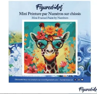 Lote de 2..Mini Pintura por Números Figured Art