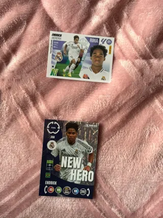 Lote 2 Cromos Endrick Real Madrid
