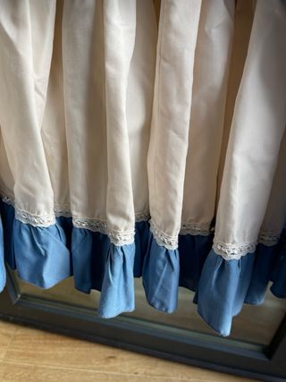 Traje Flamenca Azul Hecho a Mano