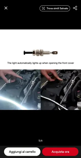 Kit Strisce LED Cofano Auto Impermeabile