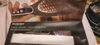 Cepillo Alisador SilverCrest Negro/Rosa