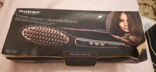 Cepillo Alisador SilverCrest Negro/Rosa