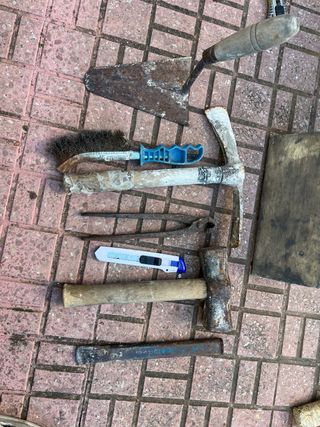 Lote herramientas construcción