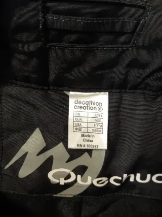 Pantalón Nieve Hombre Quechua Negro Talla L