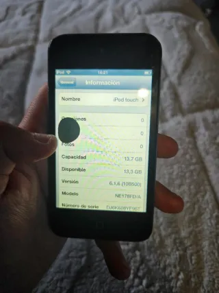 iPod Touch 16GB Negro