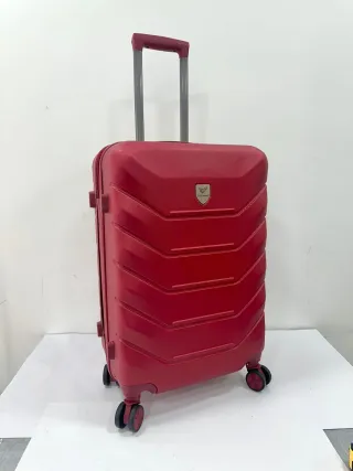 Maleta mediana roja con ruedas