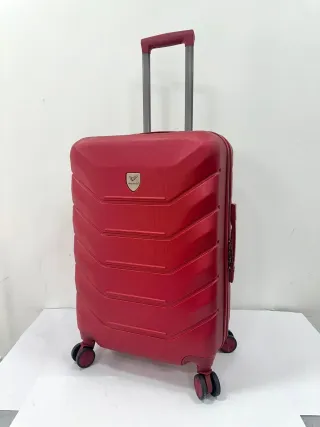 Maleta mediana roja con ruedas