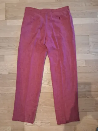 Pantalón Burberry Rojo Baggy Talla XXL