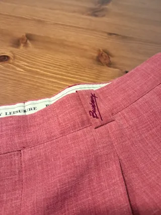 Pantalón Burberry Rojo Baggy Talla XXL