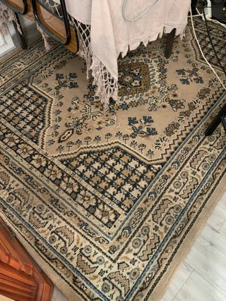 Alfombra 160x230 Beige y Marrón