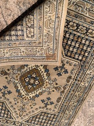 Alfombra 160x230 Beige y Marrón