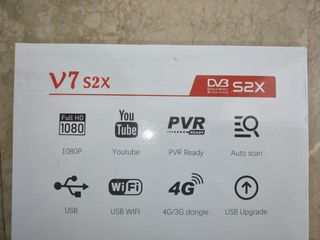 Decodificador Satélite Gt Media V7 S2X