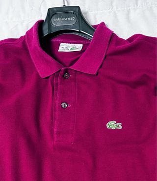 Polo Lacoste Burdeos Talla L