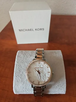Reloj Michael Kors Pyper Oro Blanco