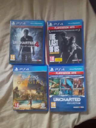 PS4 Juegos: Uncharted, Last of Us, Origins